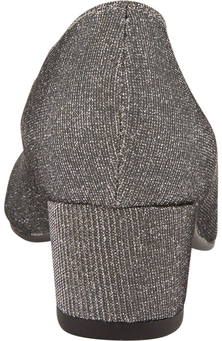 David Tate Suave Pump, Alternate, color, Silver Fabric