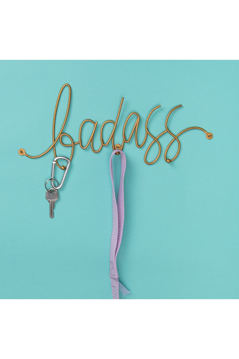 Badass Metal Hook Rack Metal Gold, Alternate, color, Gold