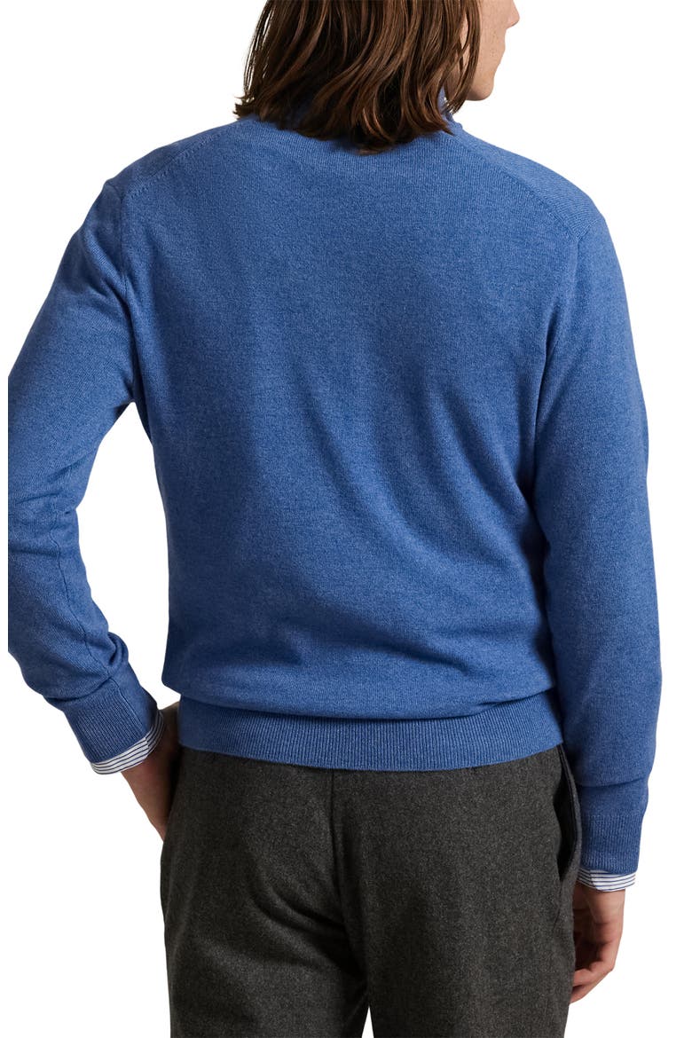 Regular Fit Wool Quarter Zip Sweater, Alternate, color, TIDE POOL BLUE HEATHER