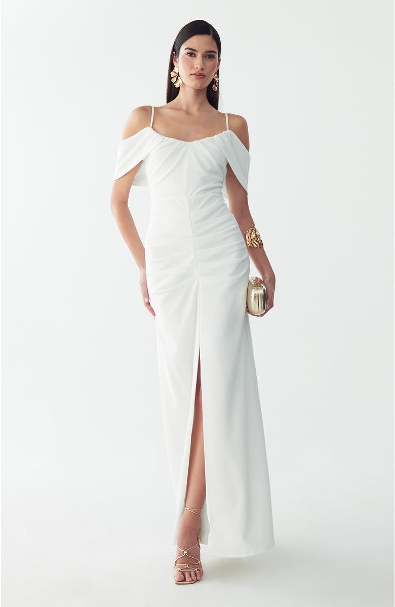 BWLDR Ida Maxi Dress, Alternate, color, White