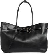 MARGESHERWOOD Grandma Large Buckle Suede Shoulder Bag