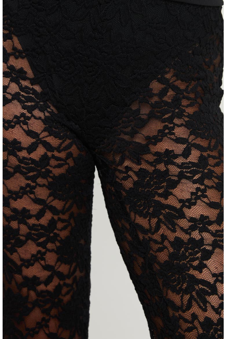 Peru Lace Pants, Alternate, color, BLACK