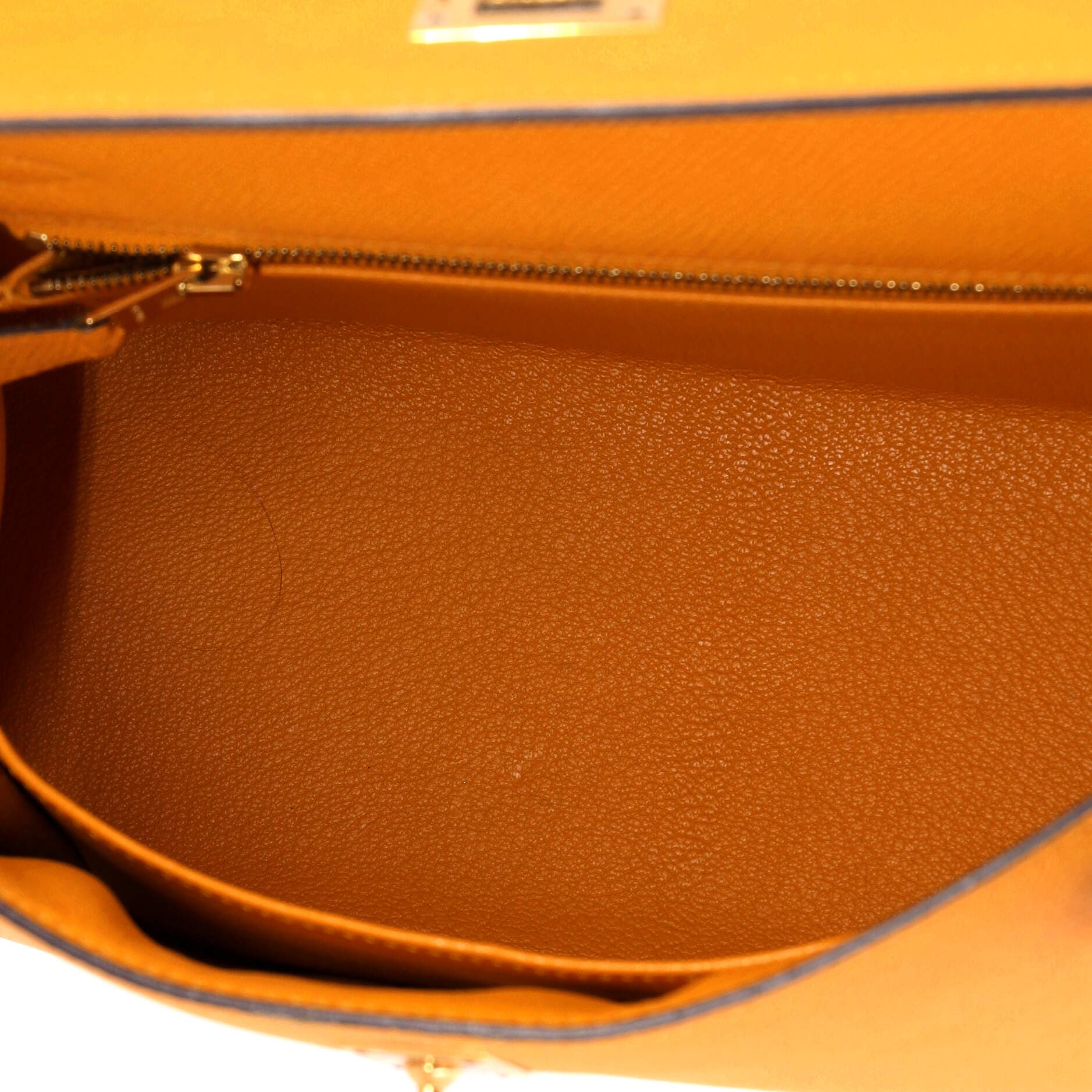 Pre-Owned Hermes Kelly Handbag Yellow Epsom with Gold Hardware 25, Alternate, color, Jaune D'or