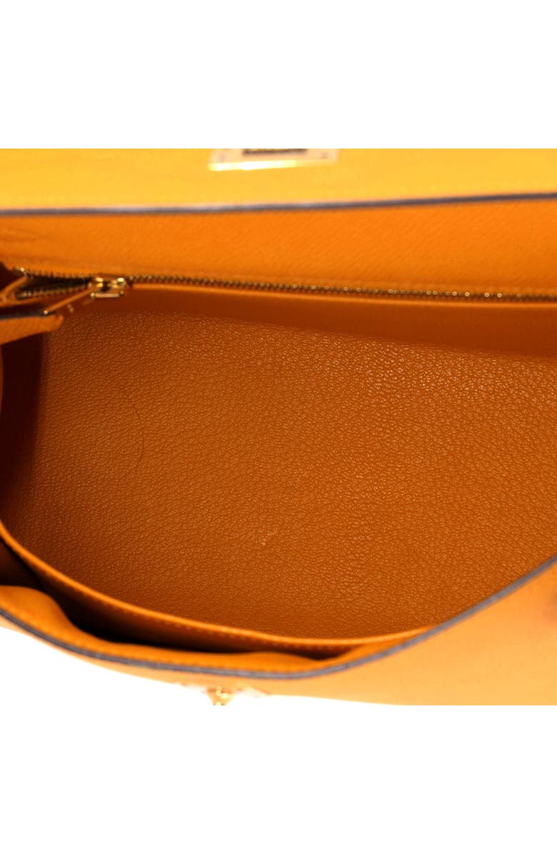 Pre-Owned Hermes Kelly Handbag Yellow Epsom with Gold Hardware 25, Alternate, color, Jaune D'or