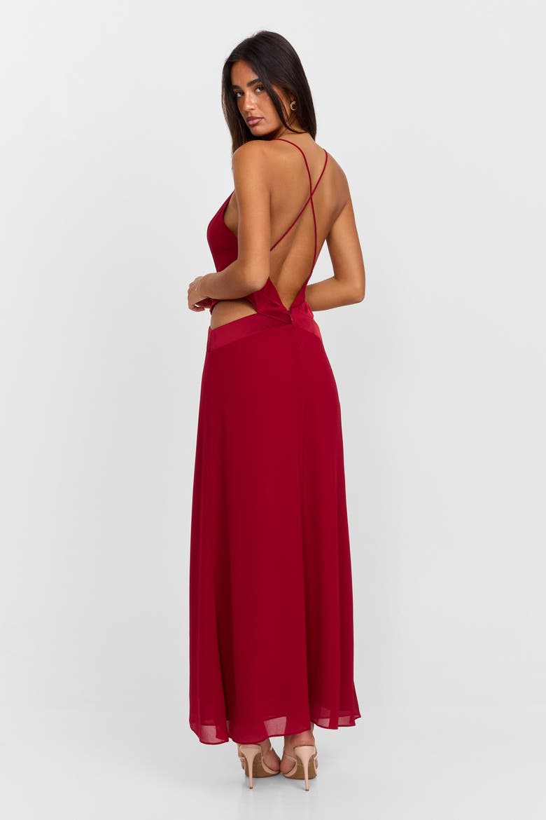 Sia Maxi Dress, Alternate, color, Red