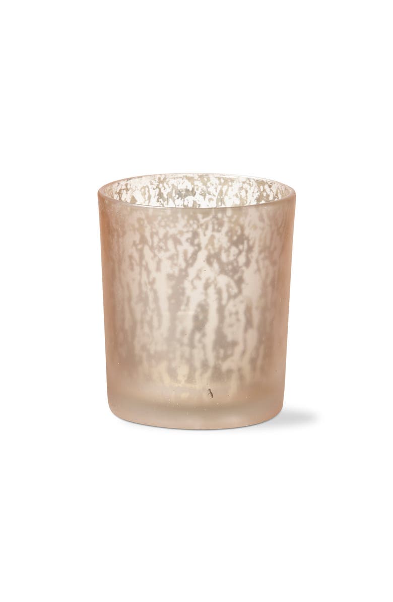 tag Blush Mercury Glass Tealight Candle Holder for Weddings, Main, color, Pink