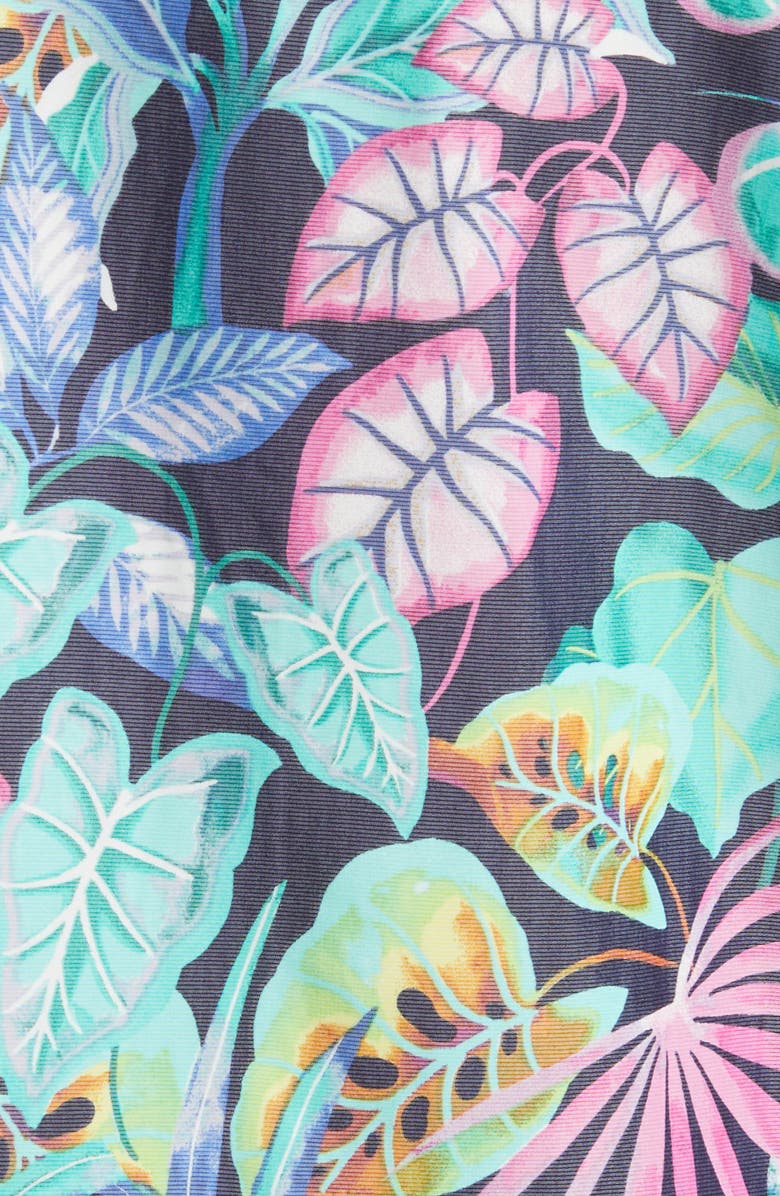 Tommy Bahama Mojito Bay Jungle Tropics Floral Short Sleeve Button-Up Shirt, Alternate, color,
