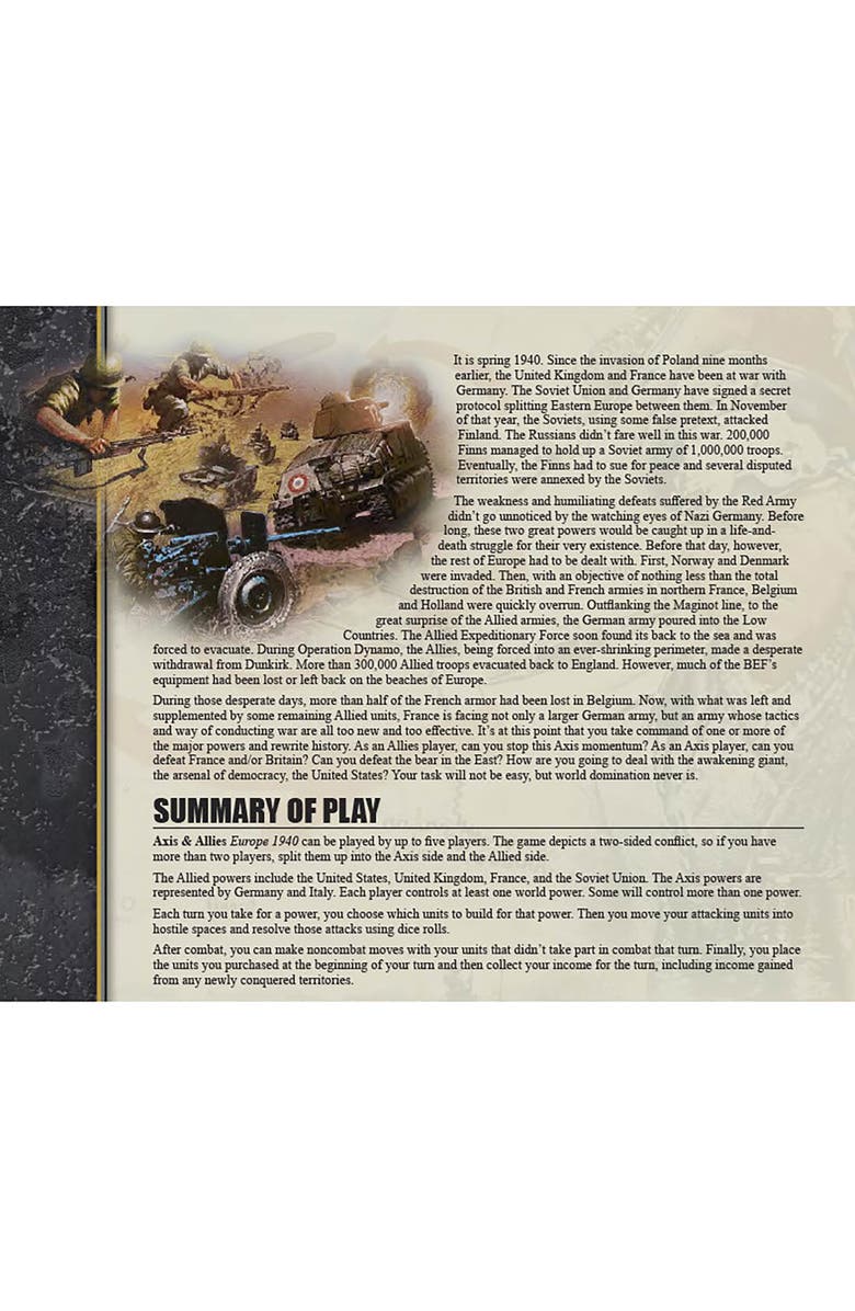 Renegade Game Studios 1940 Europe Second Edition Wwii War Miniatures Board Game, Alternate, color, Multicolored