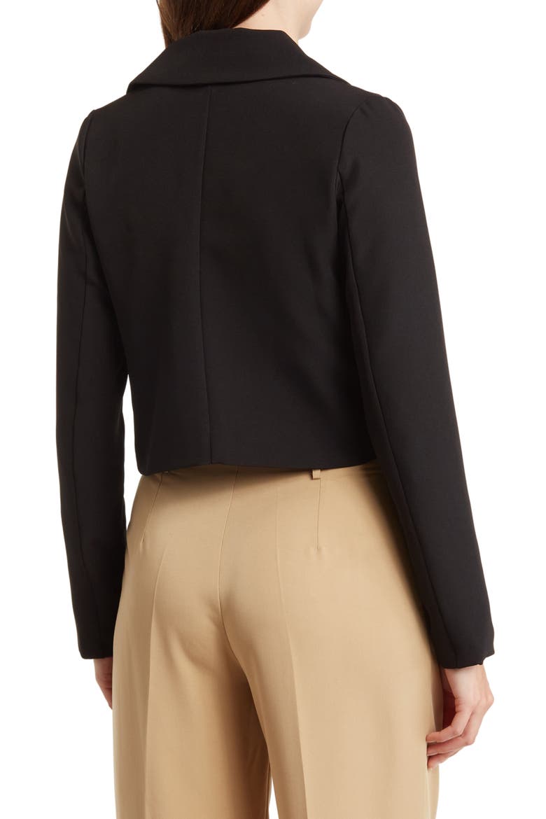 Jane Crop Blazer, Alternate, color, BLACK