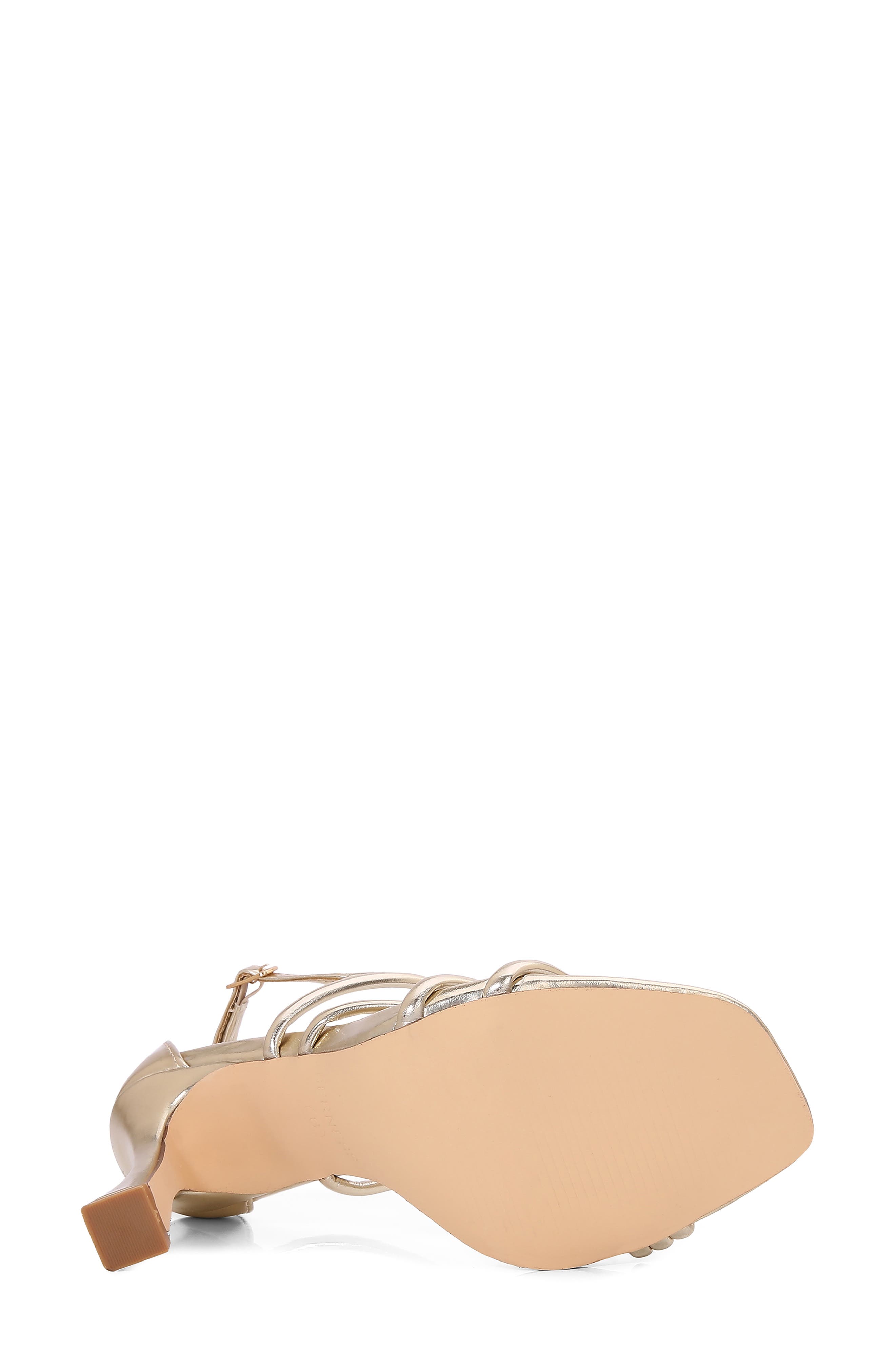 Strappy Stiletto Sandal, Alternate, color, GOLD