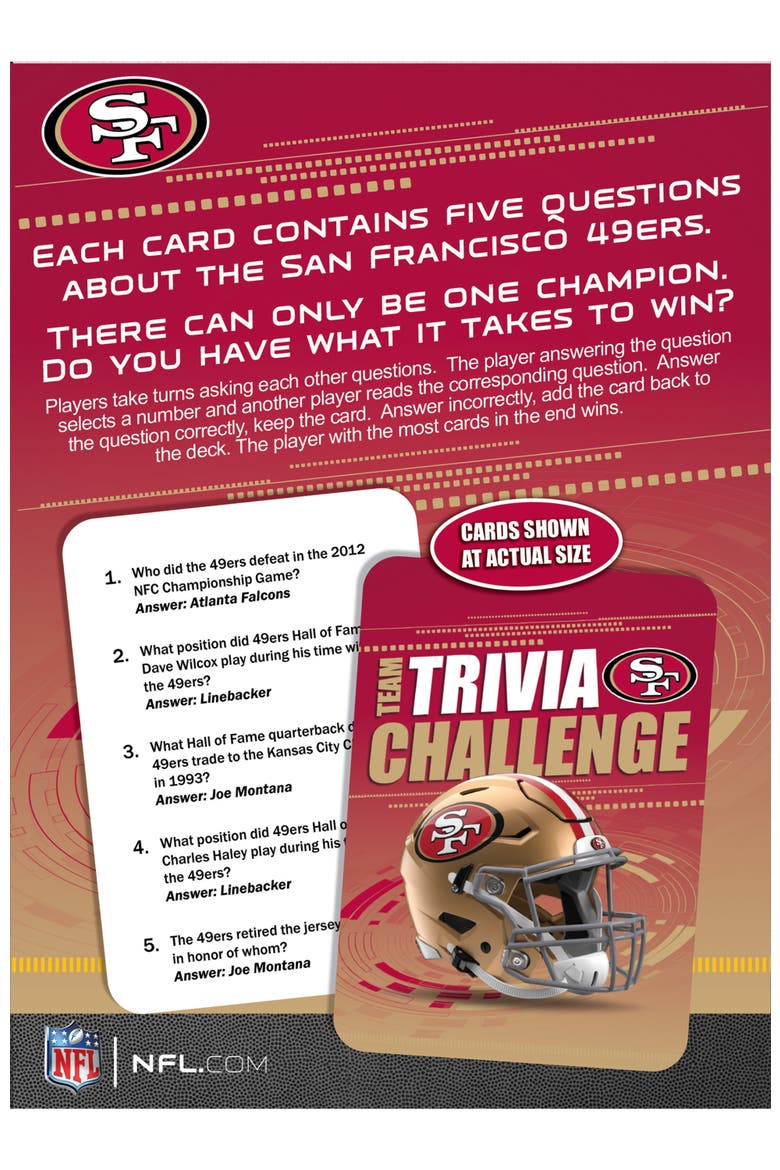 San Francisco 49ers Trivia Challenge, Alternate, color, Multicolor