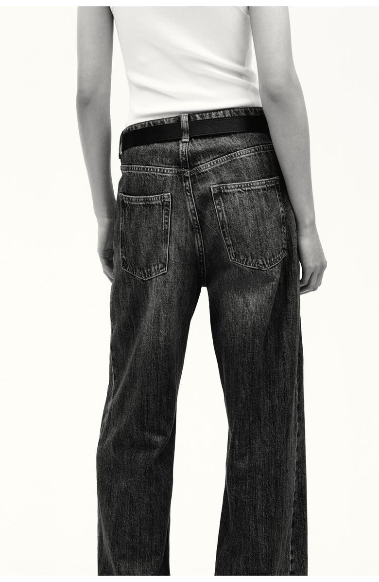 H&M Wide High Jeans, Alternate, color, Denim Blue