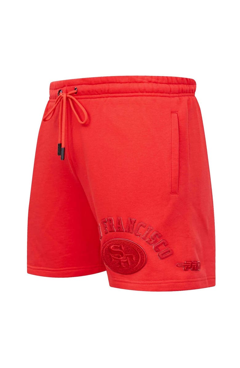 PRO STANDARD Men's Pro Standard San Francisco 49ers Triple Red Shorts, Alternate, color, Red