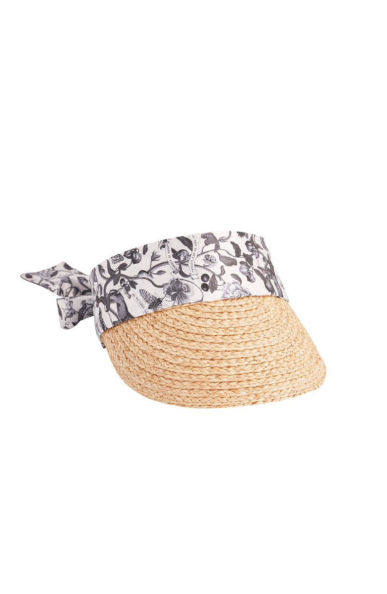 Fable England Tree Of Life Visor, Main, color, Beige