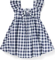 Janie and Jack Gingham Bow Dress