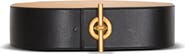 Balmain T-Bar belt in calfskin