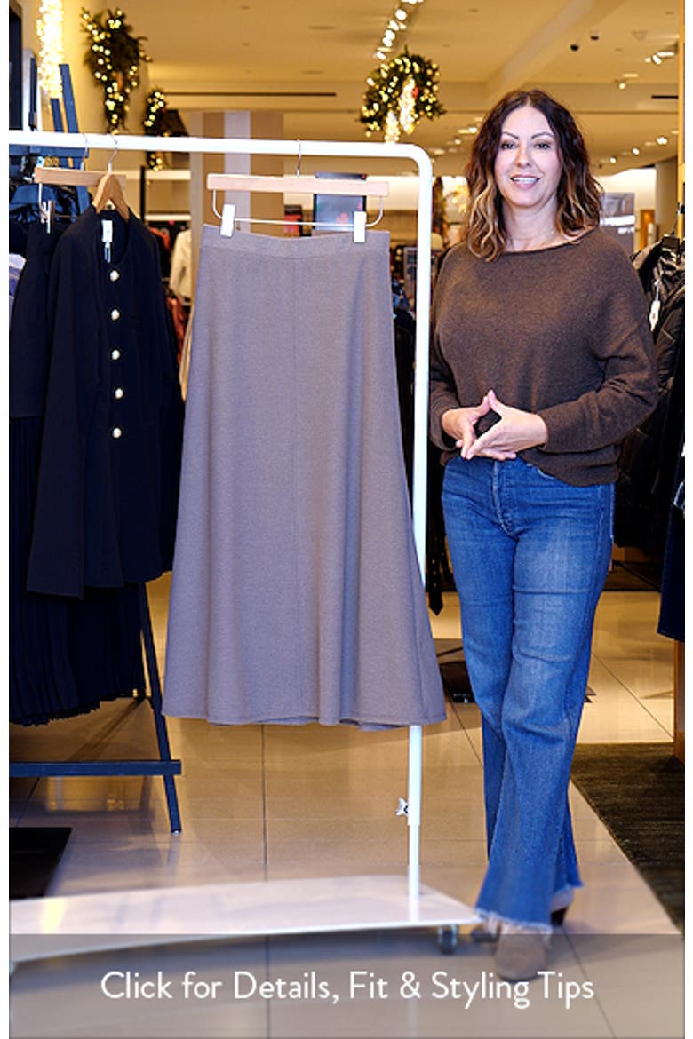 A-Line Maxi Sweater Skirt video