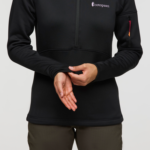 Cotopaxi Tempa Fleece Half-zip Pullover In Black