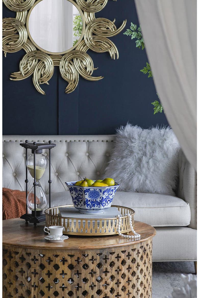 Decorative Porcelain Bowl, Alternate, color, BLUE
