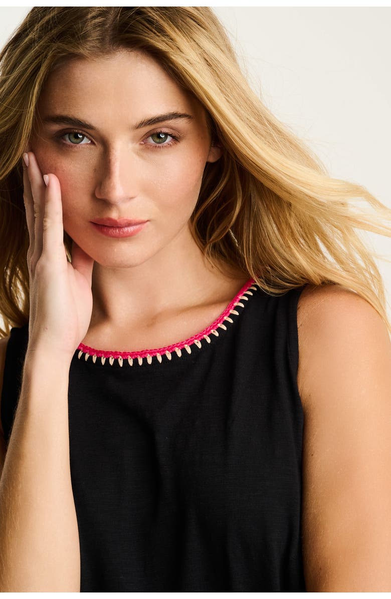 Lisa Todd Summer Swing Dress, Alternate, color, Black