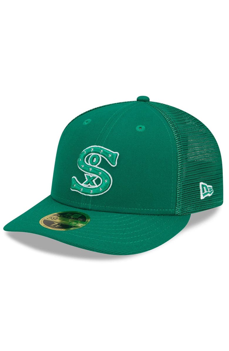New Era Men's New Era Green Chicago White Sox 2022 St. Patrick's Day Low Profile 59FIFTY Fitted Hat, Main, color, 