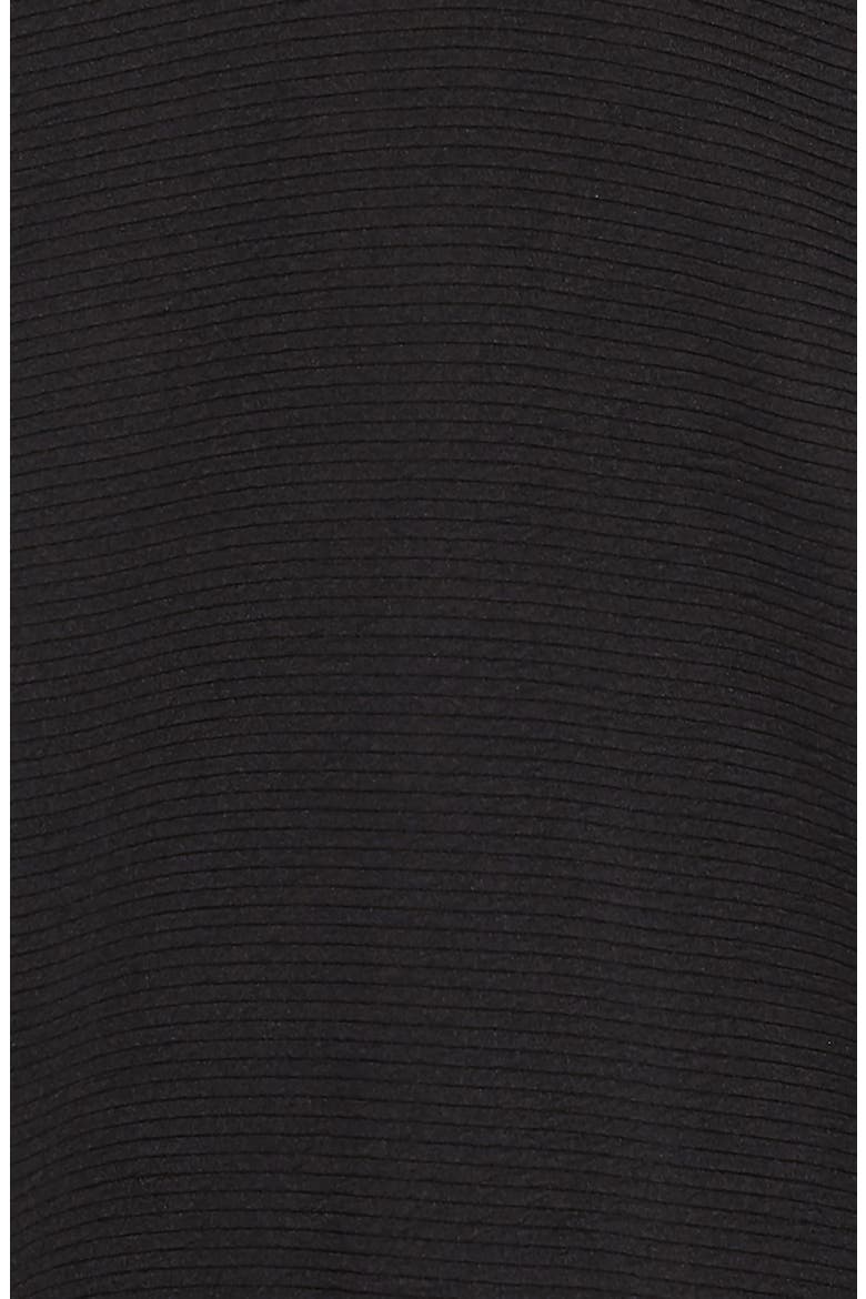 Twin Texture Skater Dress, Alternate, color, BLACK