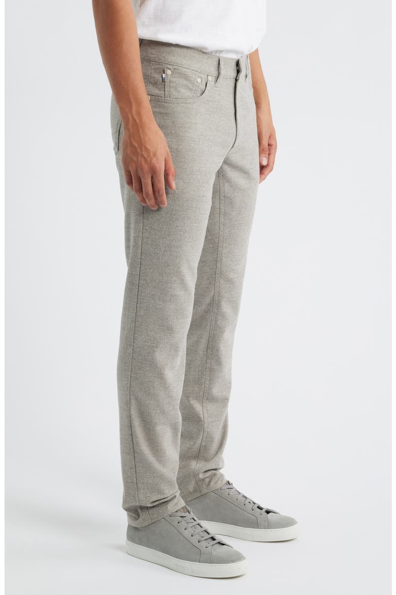 Chuck Modern Fit Ceramica Flannel Five-Pocket Pants, Alternate, color, WALNUT