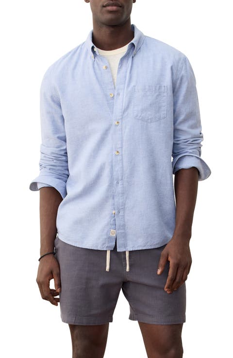 Better-than-Linen Hemp Blend Button-Down Shirt