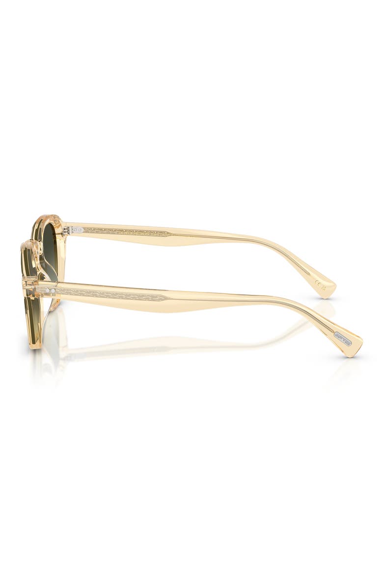 48mm Small Square Sunglasses, Alternate, color, YELLOW BEIGE/ G-15 GRADIENT