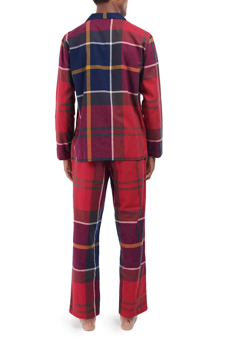 Large Scale Laith Pajama Set, Alternate, color, LARGE RED TARTAN