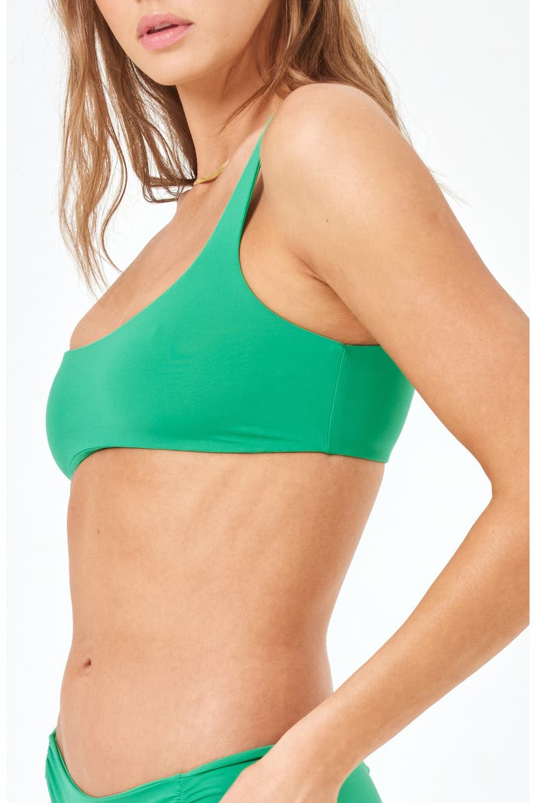 Scoop Neck Bikini Top, Alternate, color, JADE