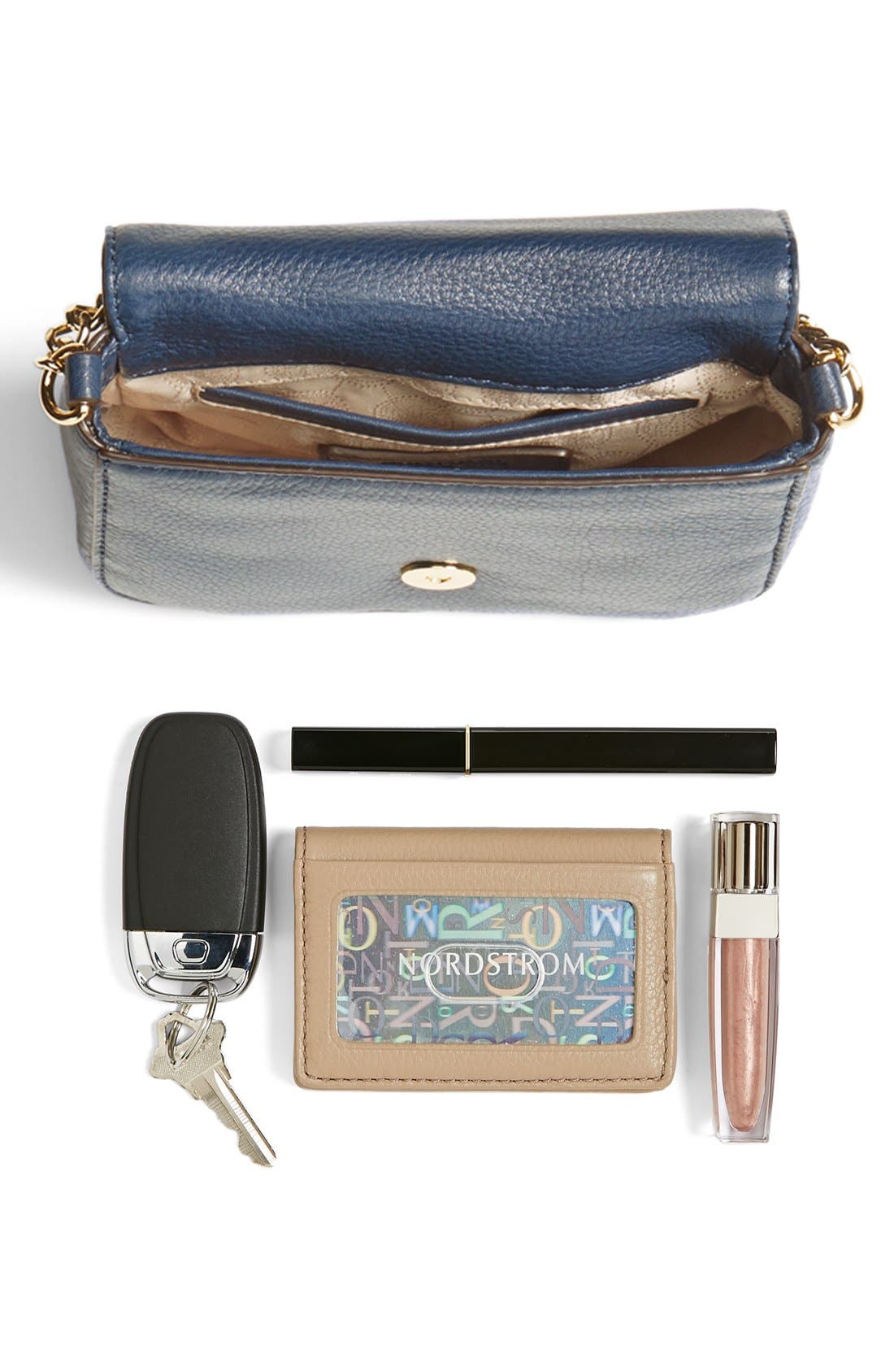 'Small Fulton' Crossbody Bag, Alternate, color, NAVY
