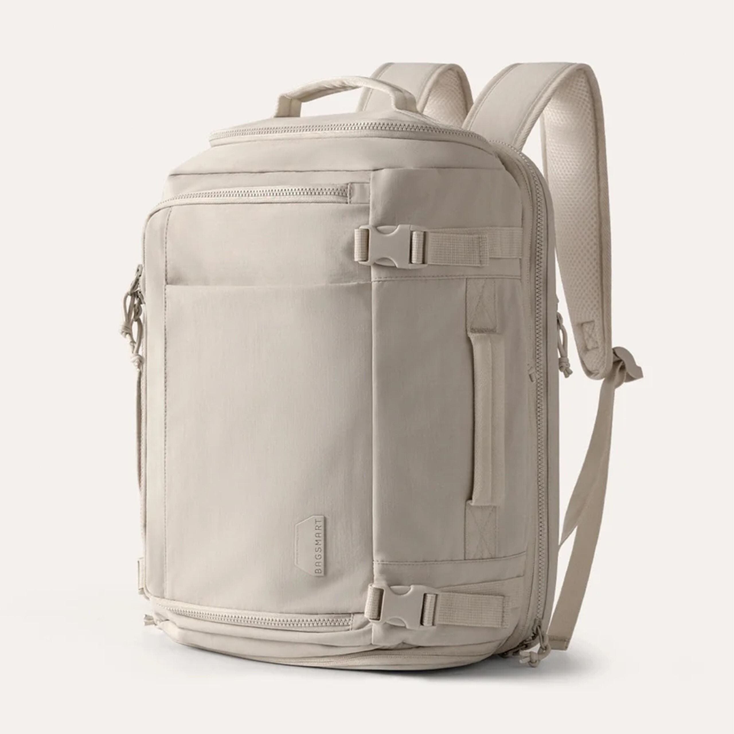 Bagsmart Blast Travel Backpack, Alternate, color, Beige