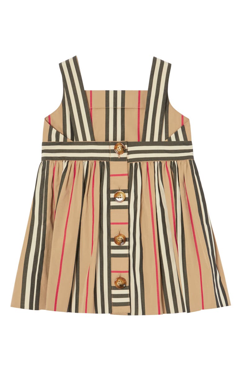 Burberry Astrid Icon Stripe Poplin Dress, Alternate, color,