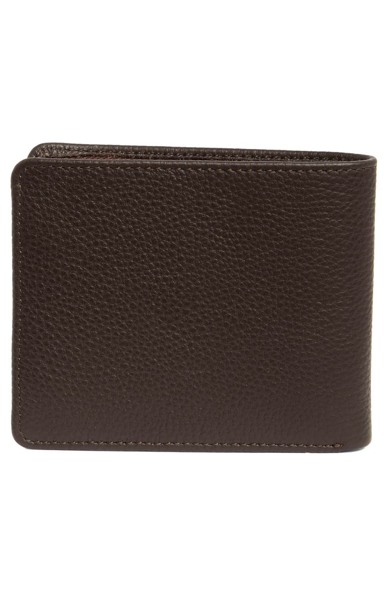 Tommy Bahama Como Pebbled Leather Slim Bifold Wallet, Alternate, color, Brown/ Tan