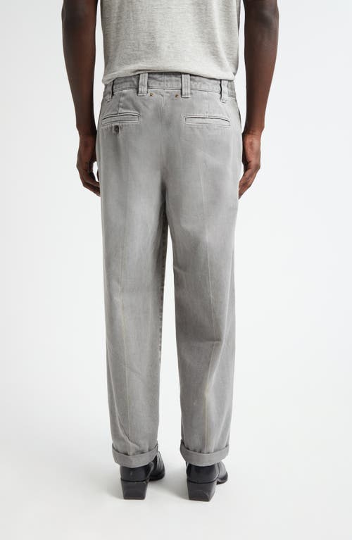 Golden Goose Journey Cotton Chinos In Gray