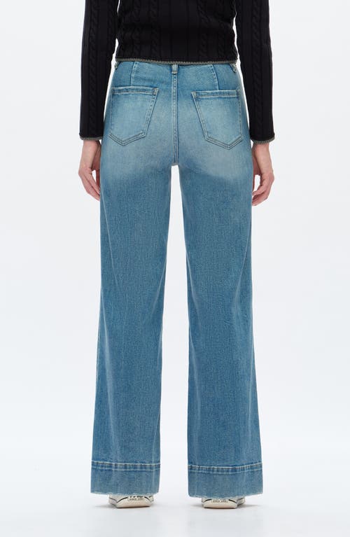 Bayeas High Waist Wide Leg Jeans In Blue