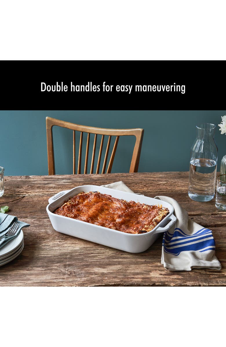 Staub 2-Piece Baking Dish - White, Alternate, color, White