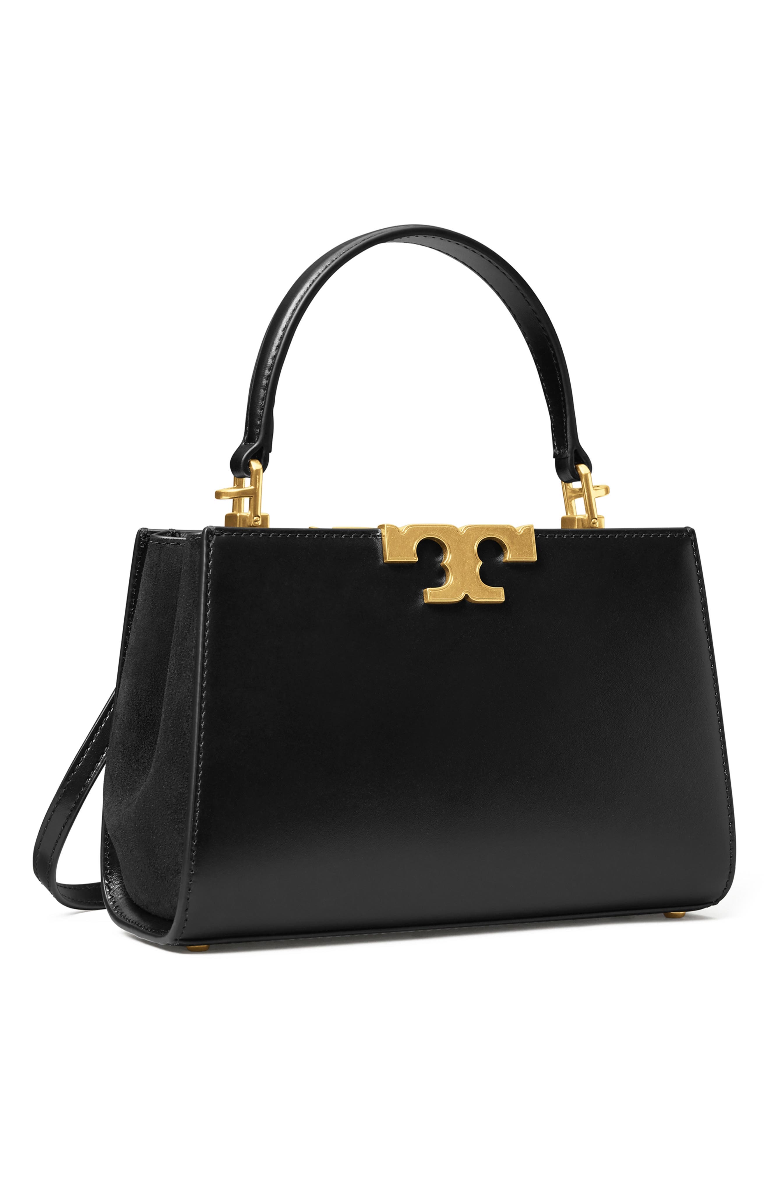 Tory Burch Mini Eleanor Leather Satchel, Alternate, color, 