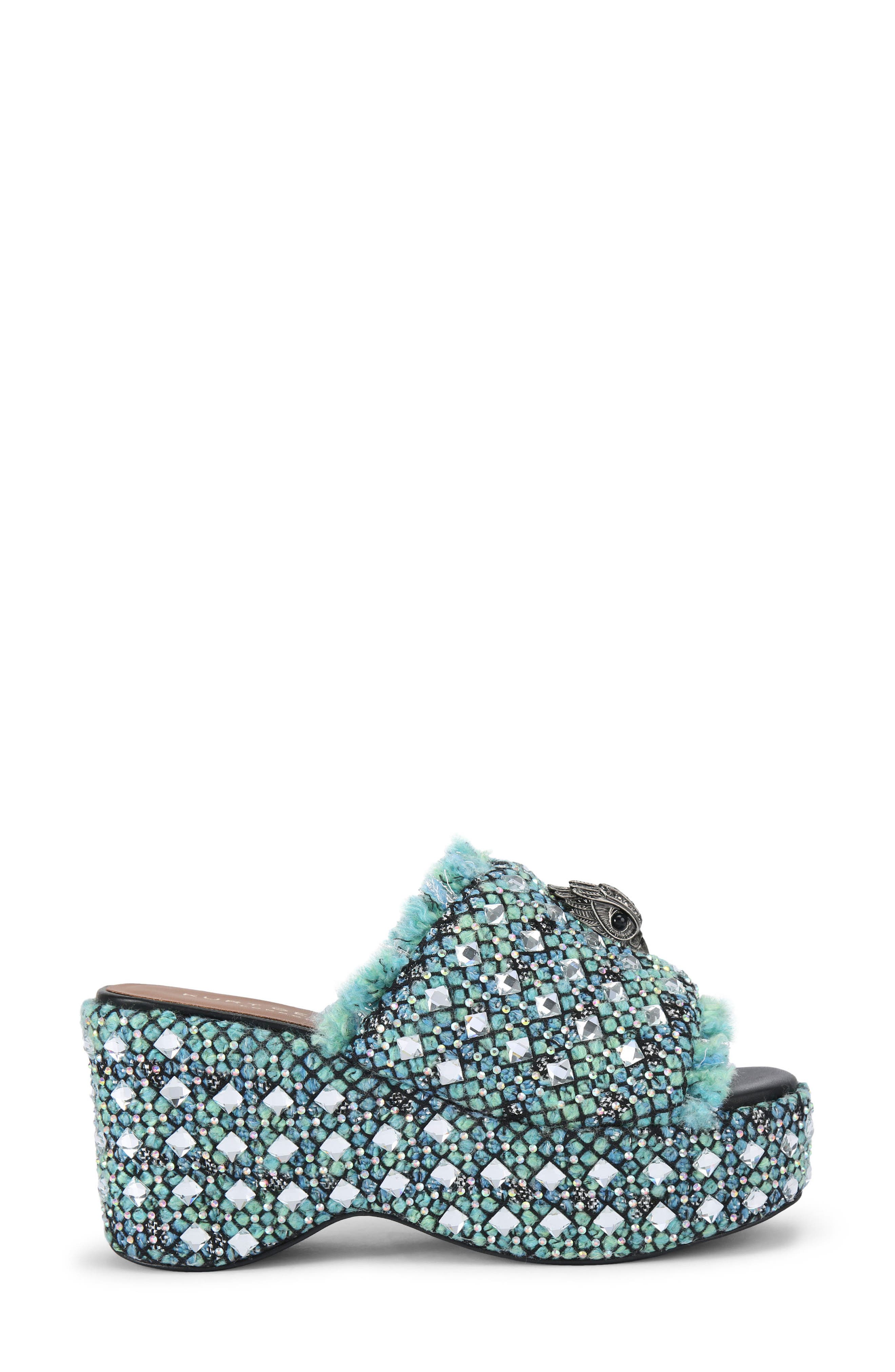 Kurt Geiger London Kensington Tweed Platform Sandal, Main, color, 