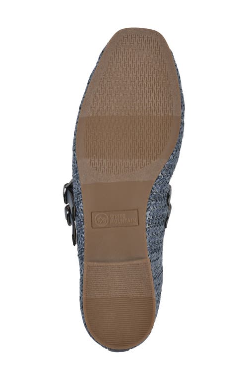 Cliffs By White Mountain Bocage Mary Jane Flat In Blue Smooth