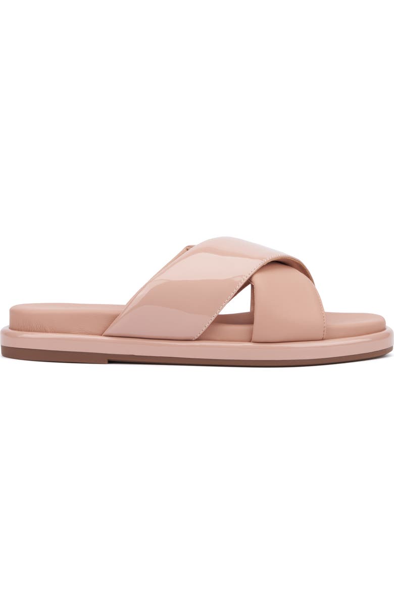NEW YORK AND COMPANY Geralyn Slide Sandal, Alternate, color, Beige