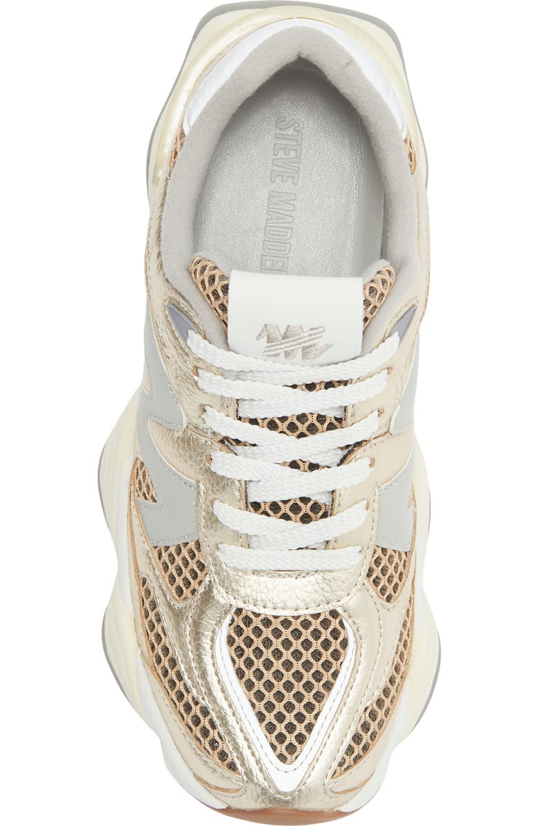 Steve Madden Sebi Sneaker, Alternate, color, Gold Multi