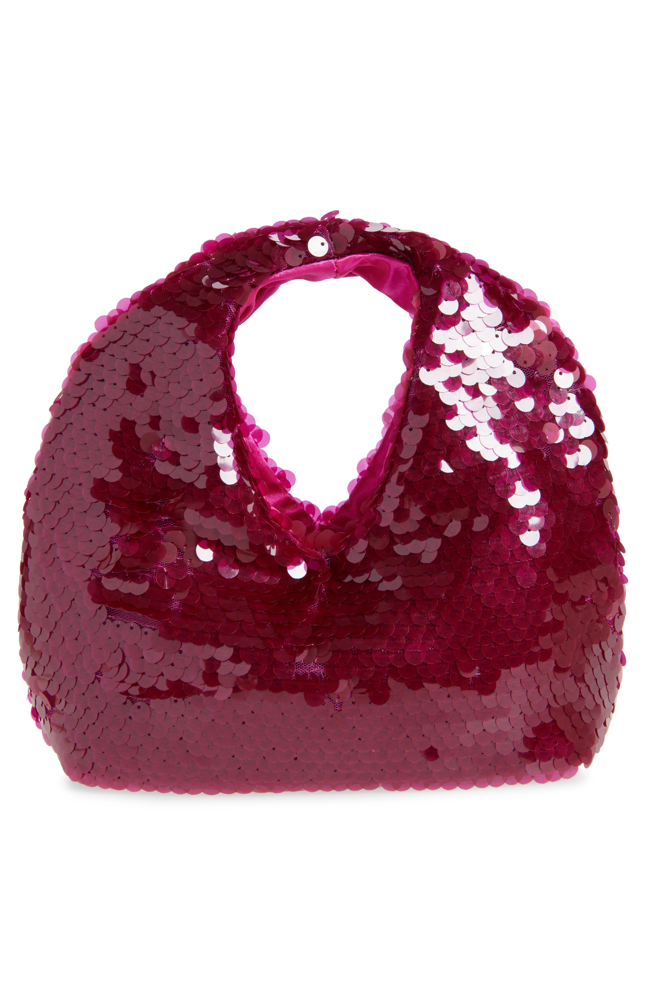 Dahlia Sequin Shoulder Bag, Alternate, color, FUCHSIA