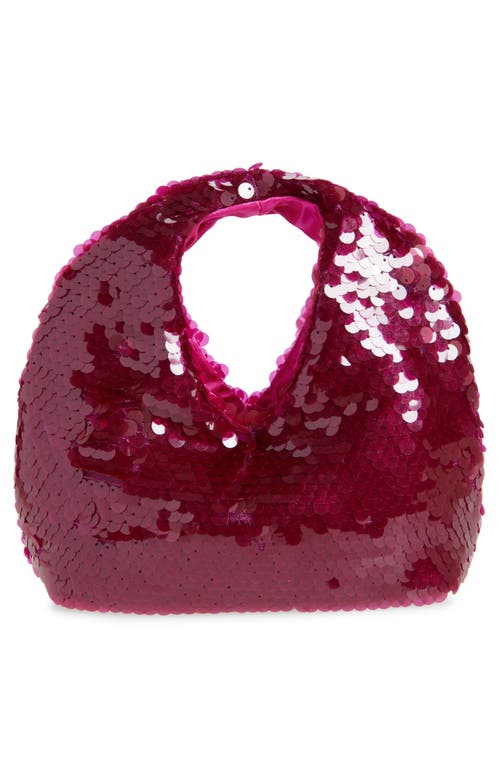 Dolce Vita Dahlia Sequin Shoulder Bag In Red