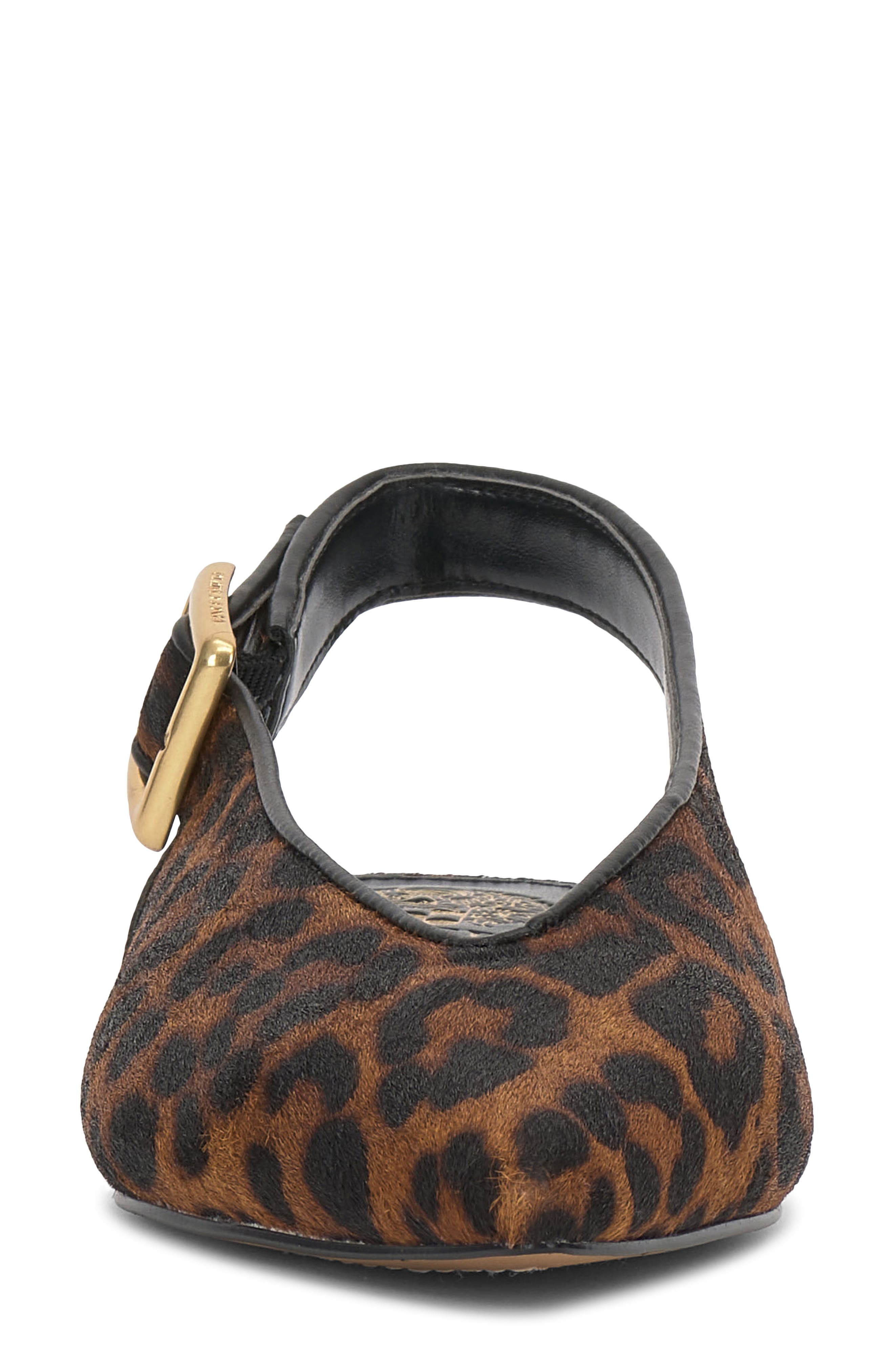 Vince Camuto Valther Genuine Calf Hair Pointed Toe Flat, Alternate, color, 