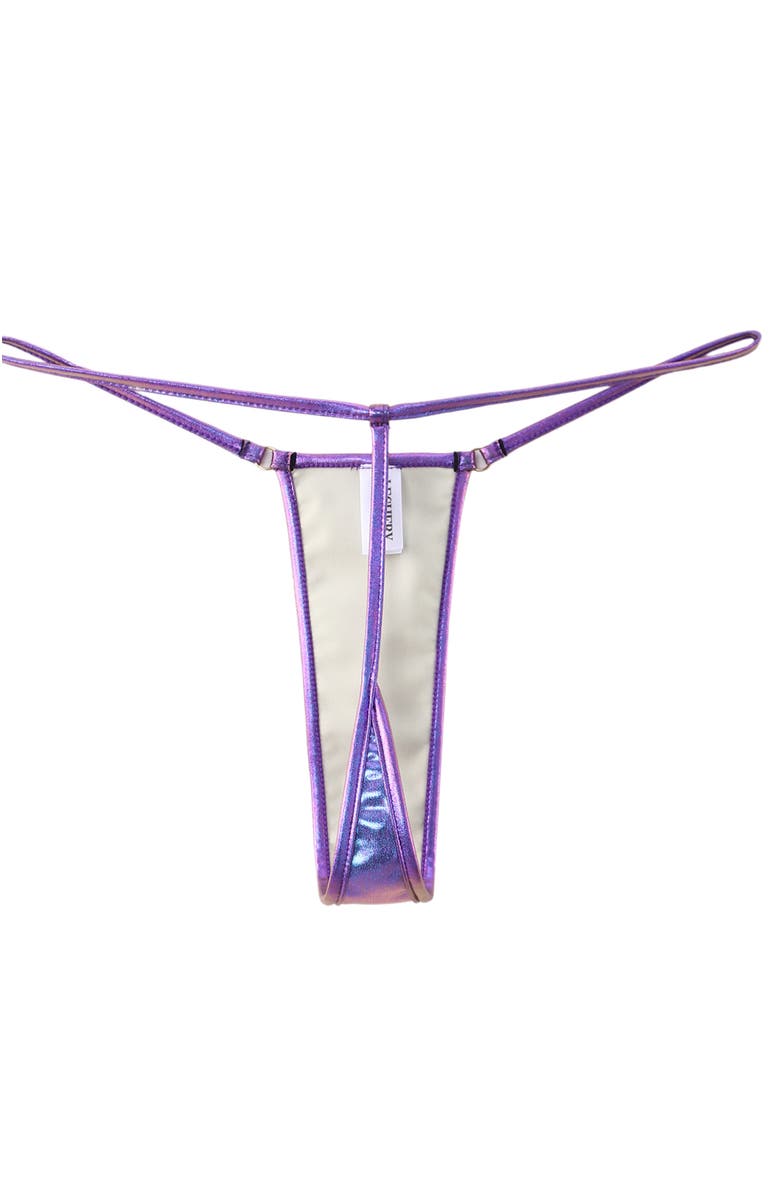 LECHERY<sup>®</sup> Lustrous Micro G-string Bikini Bottom, Alternate, color,