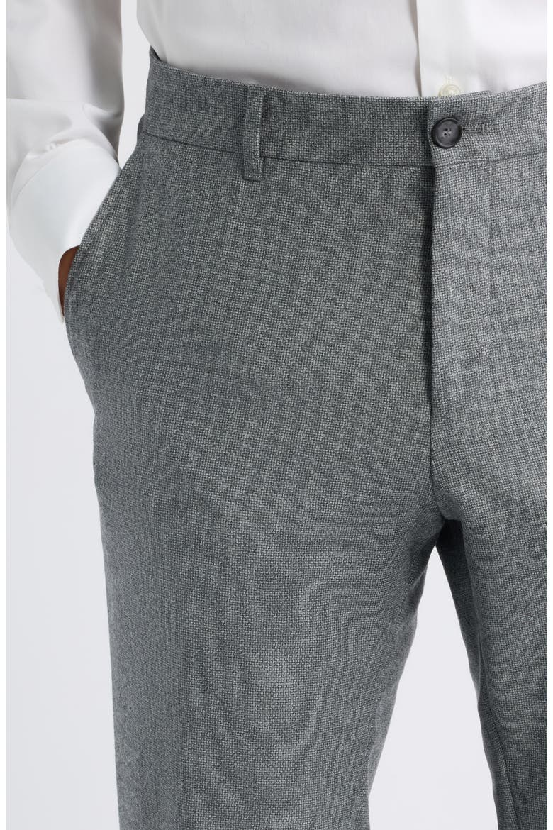Genius Virgin Wool Trousers, Main, color, MEDIUM GREY