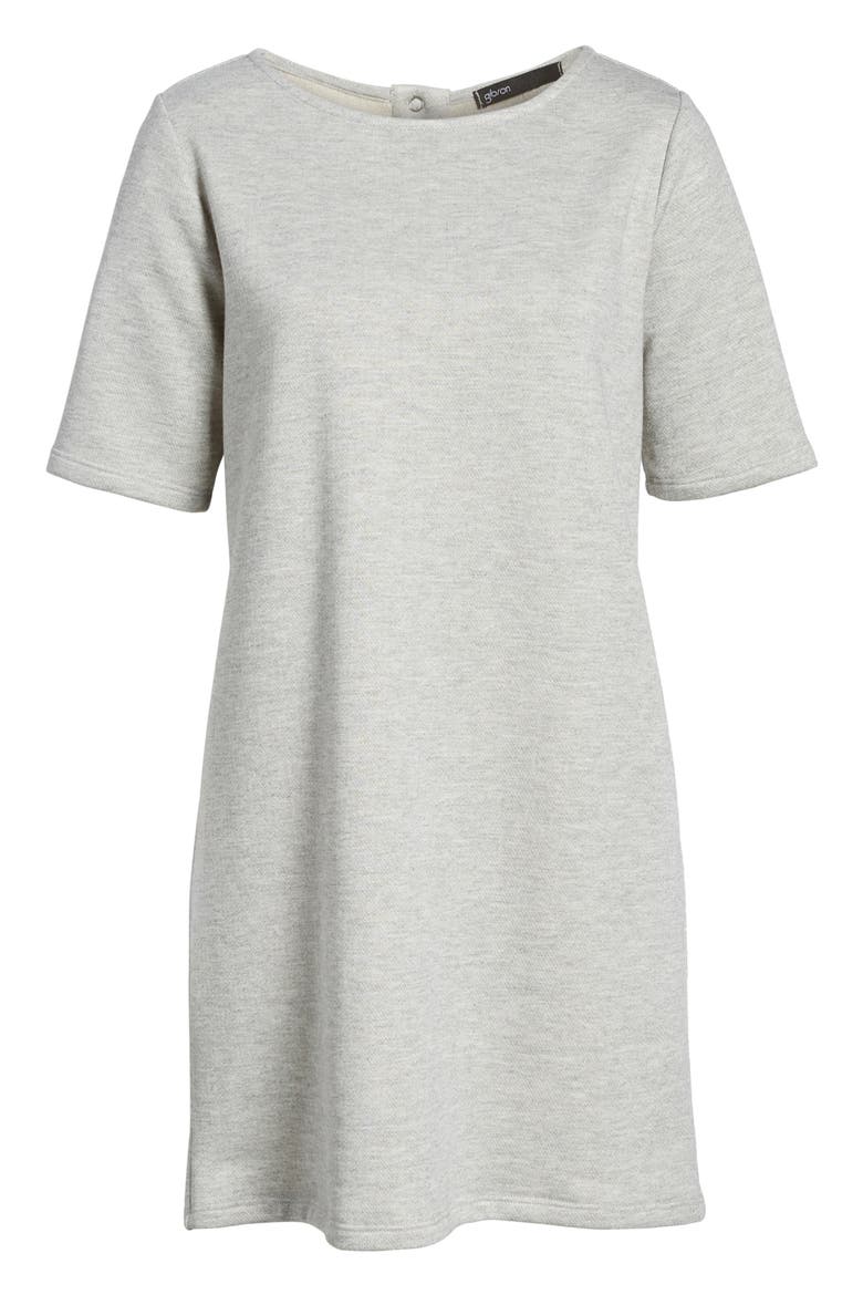 Gibson Pleat Back Minidress, Alternate, color, SOLID H GREY
