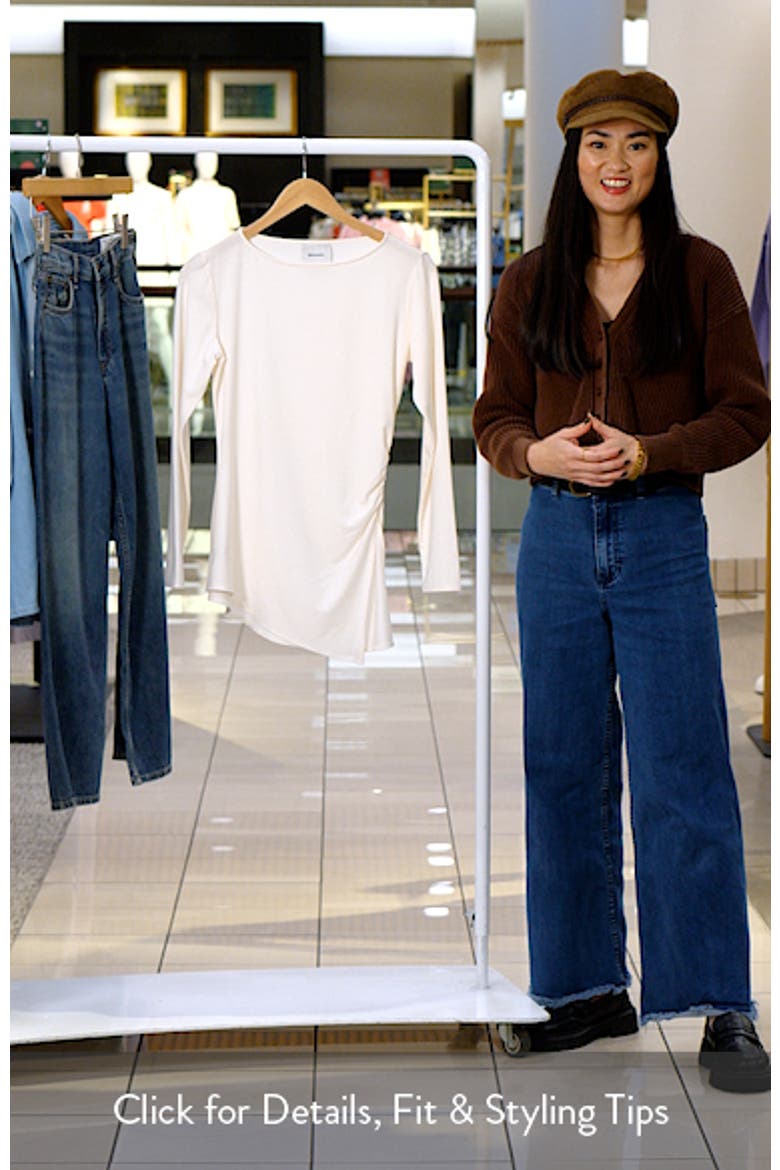 Margot Asymmetric Knit Top video